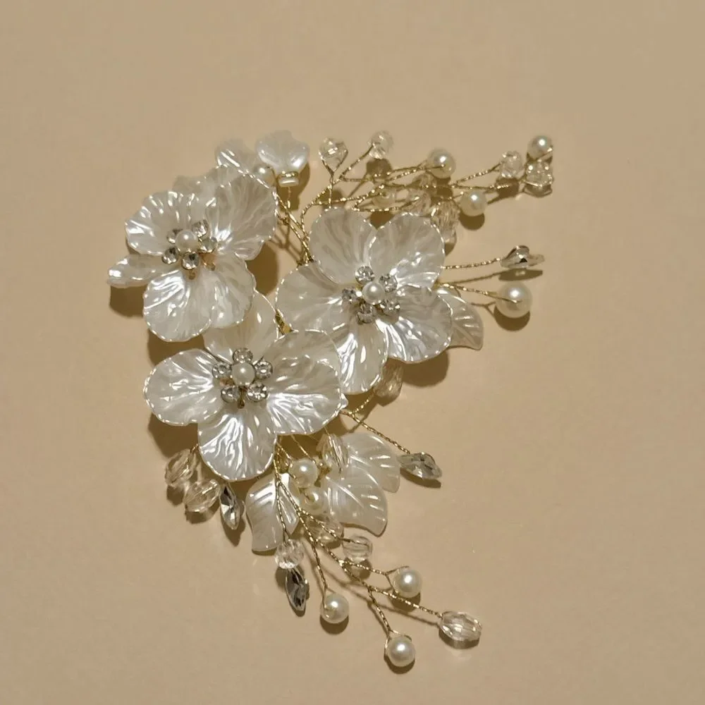 Flower hair clips K44